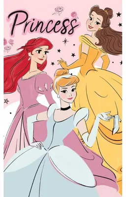 Immagine prodotto di Asciugamano Disney principesse bambino 50x30cm Principessa
