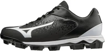 Produktbild von Mizuno Wave Select Nine (320584) 5,0 Black/White Baseball/Softball Schuhe | Molded Cleats Stollen