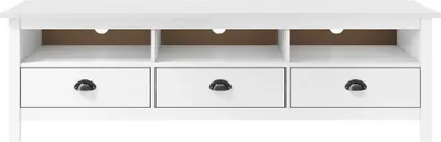 Immagine prodotto di Mobile Porta TV Hill Bianco 158x40x47 cm in Legno di Pino