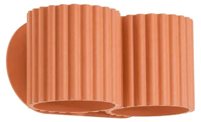 Image de Applique AURA 2 ocre rouge G9 2xG9  8W aluminium 10x12x21cm Sollux Lighting