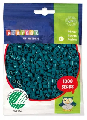 Produktbild von Playbox Bügelperlen 5 mm Petrol 1000 Stück