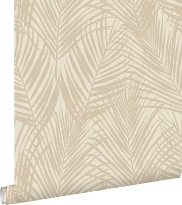 Obrázek produktu pro ESTAhome tapeta palmové listy světle béžová 53 cm x 10,05 m