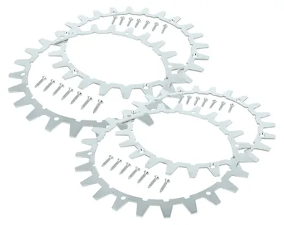 Produktbild von vhbw 4x Spikes kompatibel mit Worx L WR147E.1, WR148E, WR153E, WR155E Mähroboter - Edelstahl, 24 Zähne