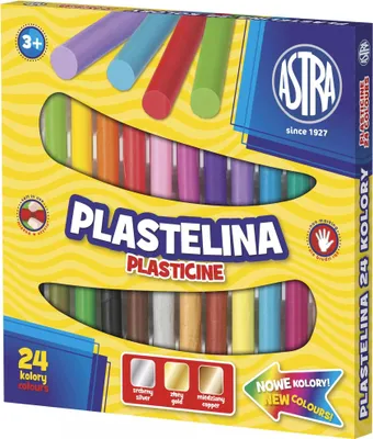 Obrázok produktu pre Astra Plastelina 24 kolory