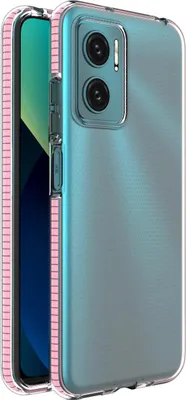 Produktbild von Spring Case Gelhülle mit buntem Rahmen für Xiaomi Redmi 10 Hellrosa