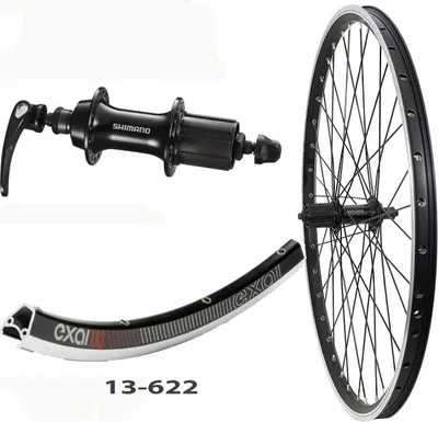Produktbild von Rennrad 36 Loch 8-10-fach Schwarz