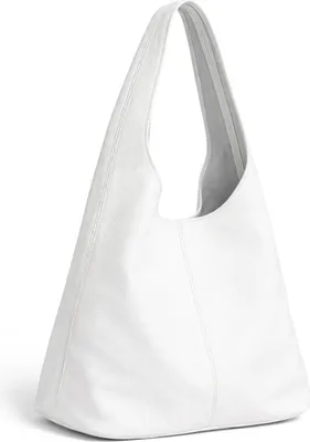 Produktbild von Schultertasche White aus Rindsleder, super soft von collezione alessandro