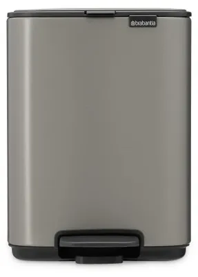 Produktbild von Brabantia Bo, 4 l, Rechteckig, Stahl, Platin, Kunststoff, Terrasse