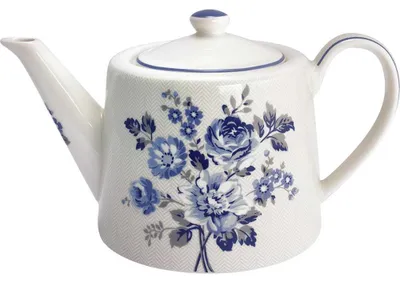 Produktbild von Greengate Harmony Teekanne weiss 1l