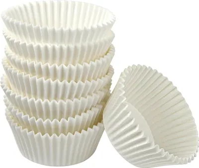 Image de Caissettes en papier Zenker FAIR blanches, caissettes en papier, caissettes à muffins idéales pour les muffins sucrés et salés (couleur : blanc), quantité : 75 pièces