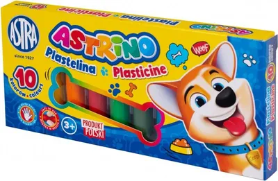 Zdjęcie produktu dla Plastelina Astrino Astra 10 kolorw