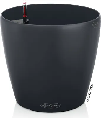 Produktbild von LECHUZA® Pflanzgefäße CLASSICO Color 28 Schiefergrau seidenmatt All-in-One