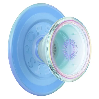 Immagine prodotto di PopSockets - PopGrip MagSafe Round - Blu opalescente - Supporto per le dita per cellulare