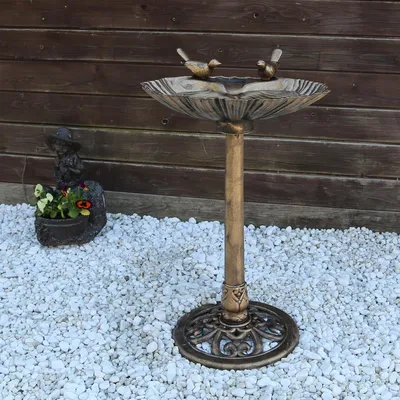 Produktbild von CLGarden Vogeltränke VGT4 Vogelbad Vogel Tränke Bad für Balkon Terrasse Garten
