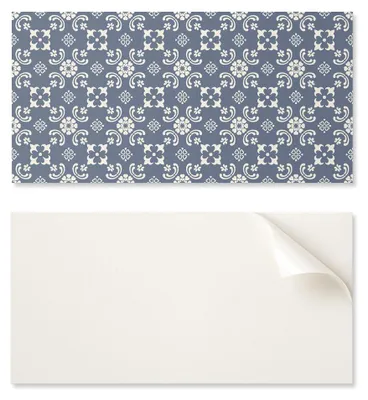 Produktbild von Selbstklebende Platte mit Aufdruck - ideal für die Küche, 100 x 50 cm, florales Muster im Hintergrund