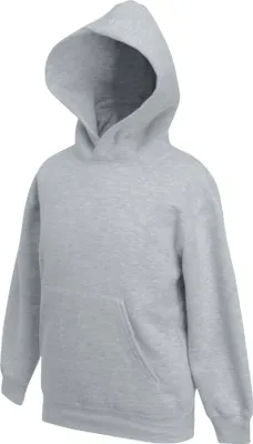 Image de Fruit of the Loom - Sweat à capuche « Premium » pour enfants LT2080 (152-158) (gris chiné)