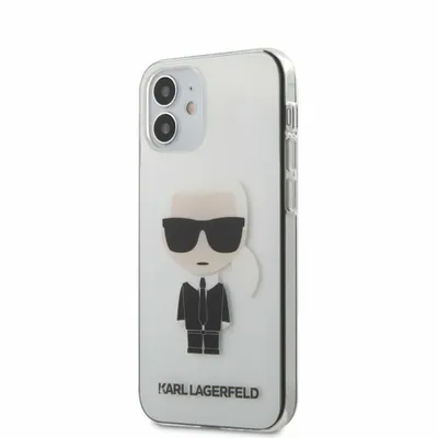 Produktbild von Karl Lagerfeld Ikonik - iPhone 12 Mini Tasche (Transparent)