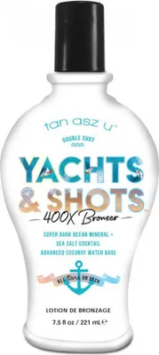 Zdjęcie produktu dla Tan Asz U Double Shot Yachts & Shots Bronzer 221ml
