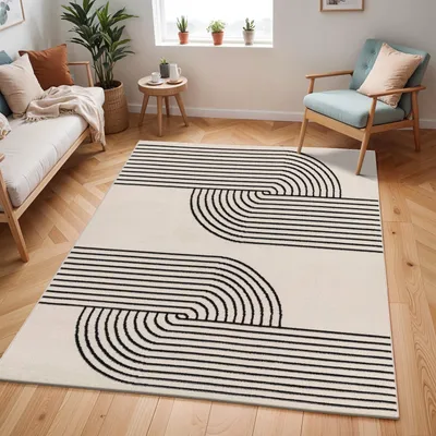 Teppich 150x213 cm, rechteckig, Polypropylen, maschinengewebt