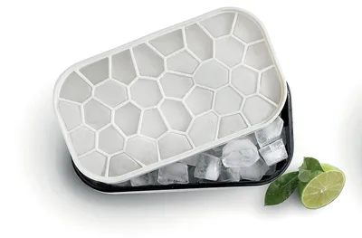 Produktbild von Lékué Eiswürfelbox, weiß, 12x22x8 cm