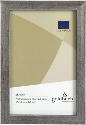 Produktbild von Goldbuch Holz-Fotorahmen Skandi 10x15 cm silber