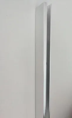 Produktbild von BuyLando - U Profil Aluminiumprofil für Glaswände 2000 x 21 x 47mm