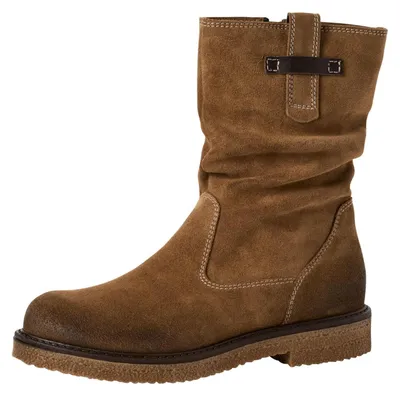 Productafbeelding van Tamaris dameslaarzen, leer, bruin, maat 42