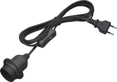 Produktbild von Meister Lampenfassung E27 3,5 Meter schwarz Mit Ein-/Ausschalter
