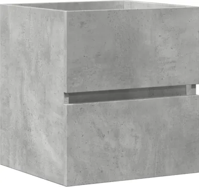Produktbild von "SALE 2026"Waschbeckenunterschrank/Badezimmermöbel - Badkommode - Badezimmerschrank - Betongrau 41x38,5x45 cm Holzwerkstoff - Vitrinenschrank DE5840691