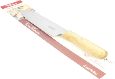 Produktbild von Vielzweckmesser "Santoku", Griff Kirsche - Rostfre