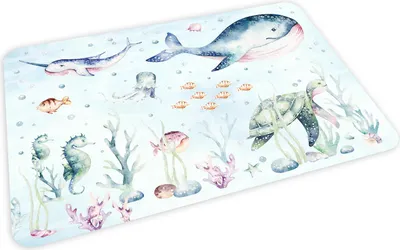 Produktbild von stabiles Vinyl Tischset Unterwasser Kinder Platzset abwaschbar