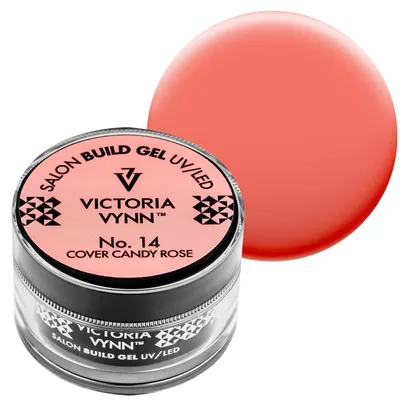 Obrázok produktu pre BUILD GEL 14 – Krycí lak Candy Rose, 50 ml