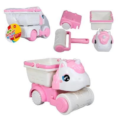 Produktbild von Summertime Unicorn Sand Set 4in1 2ass, Sandspielzeug-Set, 1,5 Jahr(e), Kunststoff, Pink, Weiß