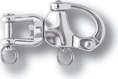 Produktbild von Talamex Schnappschäkel Mit Gabelkopf Silber 12 mm Silber 12 mm