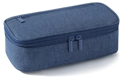 Produktbild von Federmäppchen, 5 Fächer, große Größe, blau