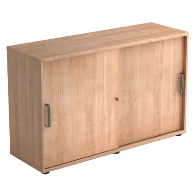 Image de HAMMERBACHER 1752S Schiebetürenschrank nussbaum/nussbaum 1 Fachboden