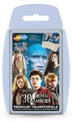 Image de Top Trumps Harry Potter 30 Sorcières et sorciers Jeu de cartes Quatuor