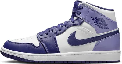 Produktbild von Nike Air Jordan 1 Mid White Blueberry Sky J Purple - EU 41