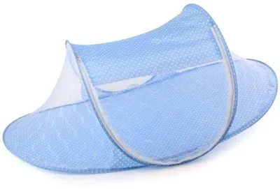 Productafbeelding van Draagbaar Opvouwbaar Babybed met Klamboe - Reisbed voor Baby's (110 x 60 x 40 cm)