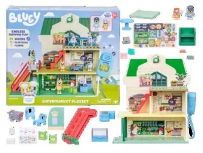 Zdjęcie produktu dla Moose Toys MS18918, Zakupy, Bluey, 3 lat(a), AAA, Wielobarwny, Plastik