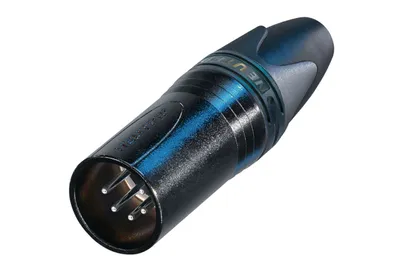 Produktbild von Neutrik NC5MXX-BAG, XLR, Schwarz, Männlich, Gerade, Silber/Nickel, IP40
