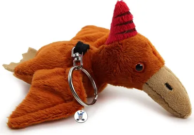Produktbild von Dinosaurier Schlüsselanhänger Pteranodon Flugsaurier Plüsch Kuscheltier Anhänger DONNY