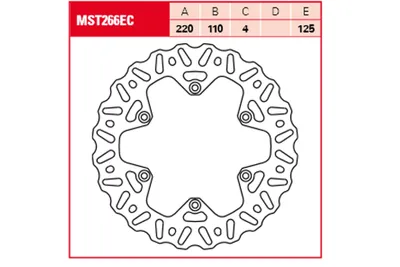 Produktbild von TRW Bremsscheibe Hinten MST266EC