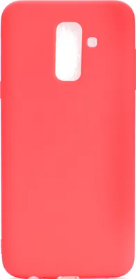 Produktbild von für Samsung A6 plus 2018 Schöne Candy Color Matte TPU Anti-Scratch rutschfeste Schutzhülle Zurück Fallrot