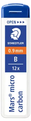 Produktbild von STAEDTLER Feinmine Mars micro carbon 250 09-B 0,9mm 12 St./Pack.
