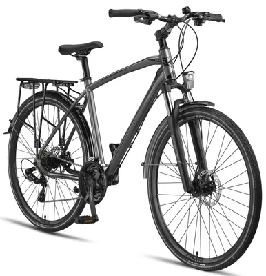 Produktbild von Licorne Bike Premium Touring Trekking Bike in 28 Zoll - Fahrrad für Jungen, Mädchen, Damen und Herren - 21 Gang-Schaltung - Mountainbike - Crossbike