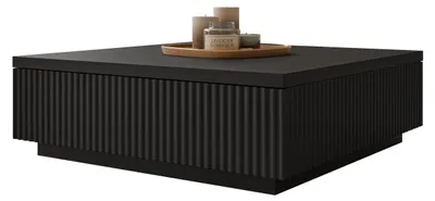 Produktbild von MIRJAN24 Couchtisch Locta, Stilvoll Wohnzimmer mit zwei Klappe (Farbe: Schwarz)