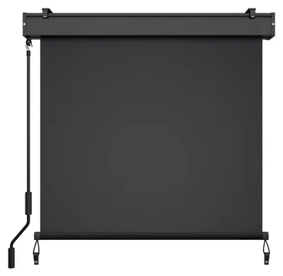 Produktbild von Senkrechtmarkise Basic - Vertikalmarkise für Balkon, Terrasse und Garten, witterungsbeständig, 120 x 250 cm, anthrazit
