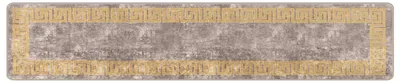 Produktbild von vidaXL Teppichläufer MARSA Grau 50 x 250 cm Polyester und PVC