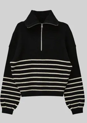 Produktbild von S. Oliver Strickpullover GREY/BLACK 146/152